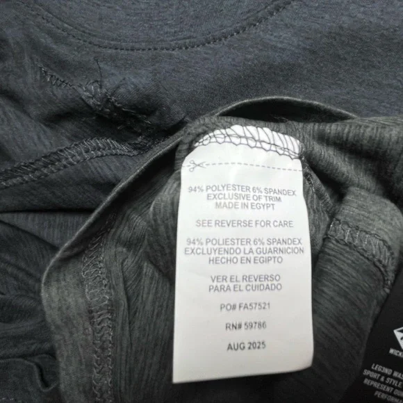 LEG3ND Super Soft Light Weight Stretch Moisture Wicking Long Sleeve 2pc Crews - Picture 10 of 11